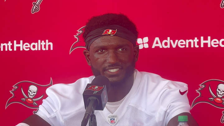 Chris Godwin Talks Bucs' Quarterback Battle After Day One of Training Camp