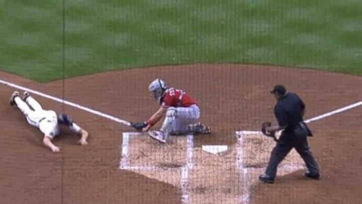 MLB Fans Had So Many Jokes About Joey Wiemer’s Comically Bad Slide into Home MLB Fans Had So Many Jokes About Joey Wiemer’s Comically Bad Slide into Home