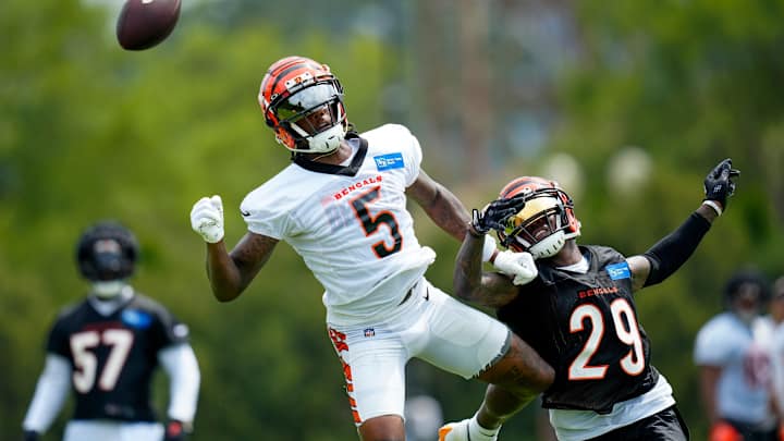 Watch: Tee Higgins Mic'd Up at Bengals Practice