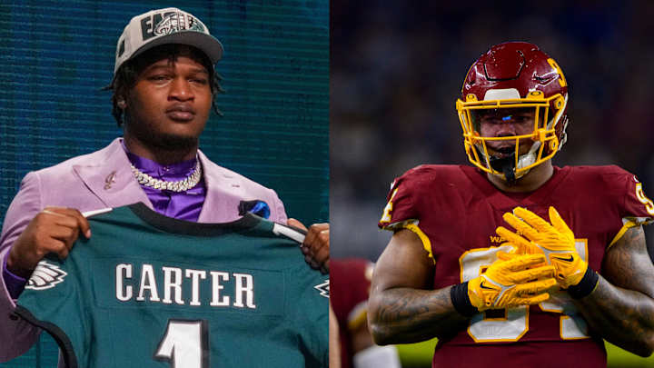 HOF Rivalry? Eagles' Jalen Carter Ranks NFC East Counterparts HOF Rivalry? Eagles' Jalen Carter Ranks NFC East Counterparts