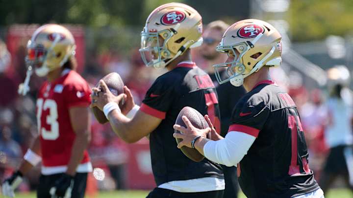 Analyzing Day 2 of the 2023 49ers QB Competition Analyzing Day 2 of the 2023 49ers QB Competition