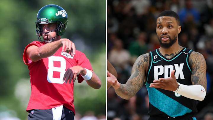Heat-Blazers Damian Lillard Trade Saga Giving Off Vibes of Jets’ Pursuit of Aaron Rodgers