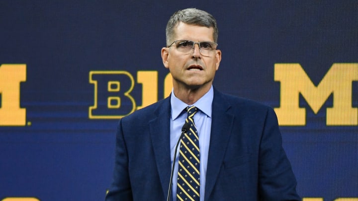 Jim Harbaugh Makes Head-Scratching Comparison Between Michigan QB, Patrick Mahomes Jim Harbaugh Makes Head-Scratching Comparison Between Michigan QB, Patrick Mahomes