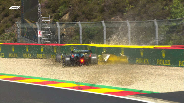 F1 News: Lance Stroll Crashes Out Of Belgian GP Sprint Shootout