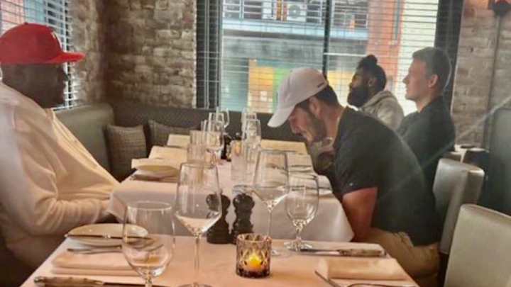 Cowboys EXCLUSIVE: Zeke Patriots Recruiting Dinner with Mac Jones in Boston