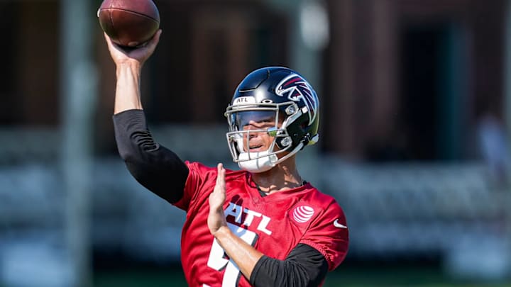 Falcons Training Camp: Recapping Desmond Ridder's First Day in Pads