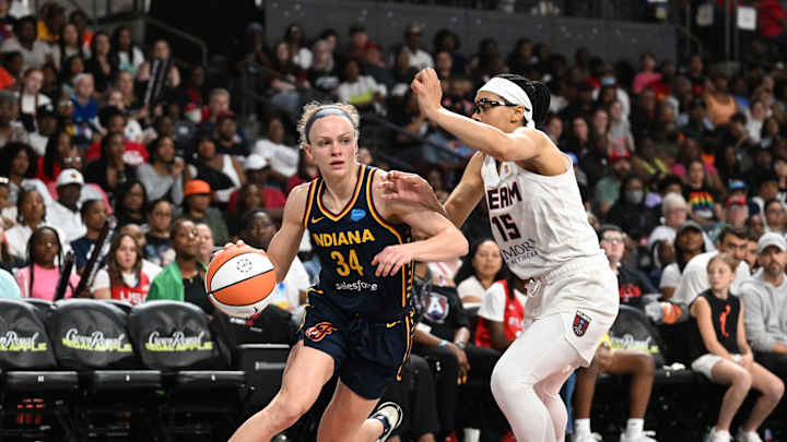 Grace Berger Scores 14 Points for Fever, Finishes Game as Team's Third Leading Scorer