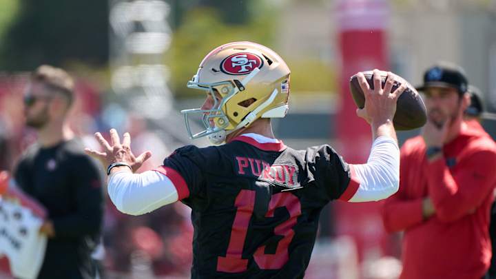 What Kyle Shanahan Thinks of Brock Purdy's Performances in Camp