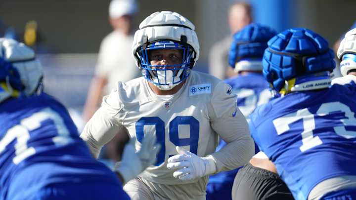 How Rams 'Realistic' Training Approach is Helping Aaron Donald How Rams 'Realistic' Training Approach is Helping Aaron Donald
