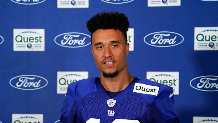 Isaiah Hodgins Looks to Grow in Giants Offense