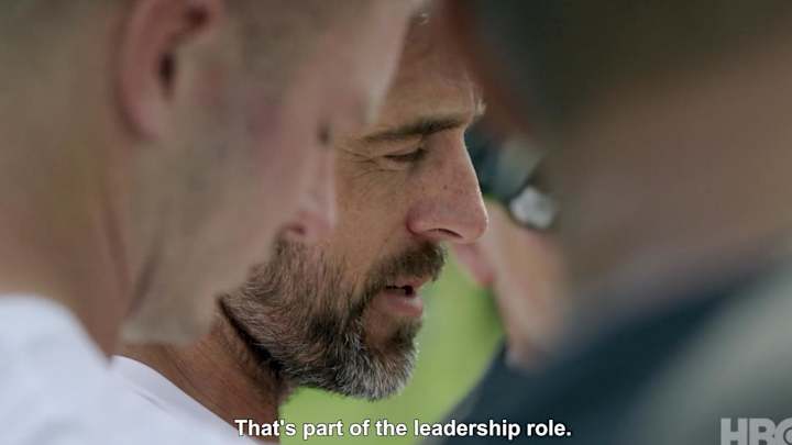 NFL Fans Loved Aaron Rodgers’s Sincere Message to Jets Teammates in ‘Hard Knocks’ Sneak Peek