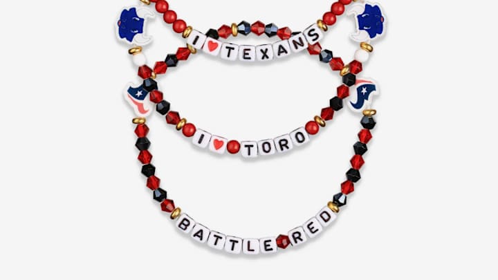 Show Off Texans Pride This Season: 3 Pack Friendship Bracelet