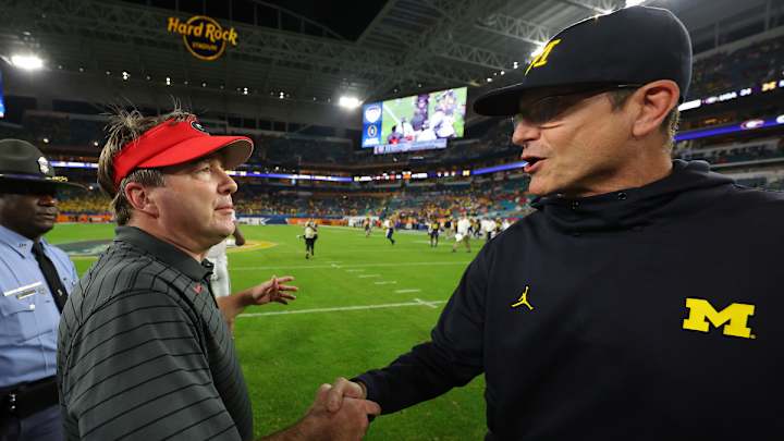 Jim Harbaugh Says Michigan Will Shatter Georgia's NFL Draft Record