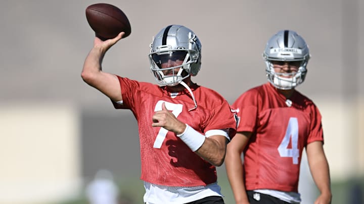 Raiders QB Brian Hoyer From Training Camp Raiders QB Brian Hoyer From Training Camp