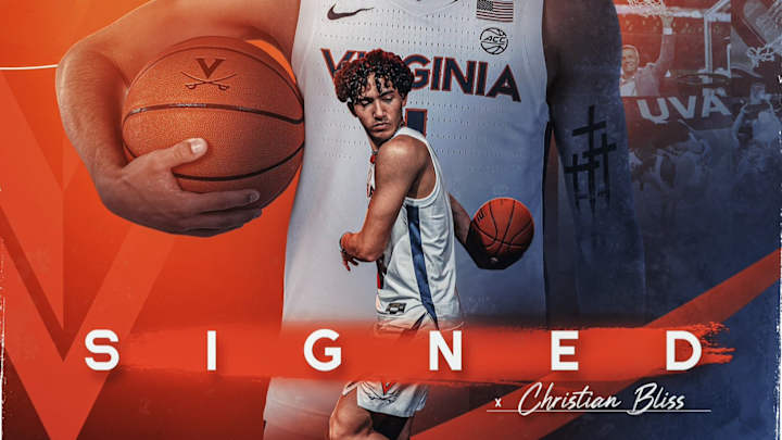 Virginia Commit Christian Bliss Reclassifies to 2023, Will Redshirt 23-24 Season