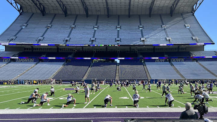 Sights and Sounds from UW Fall Camp Practice No. 1
