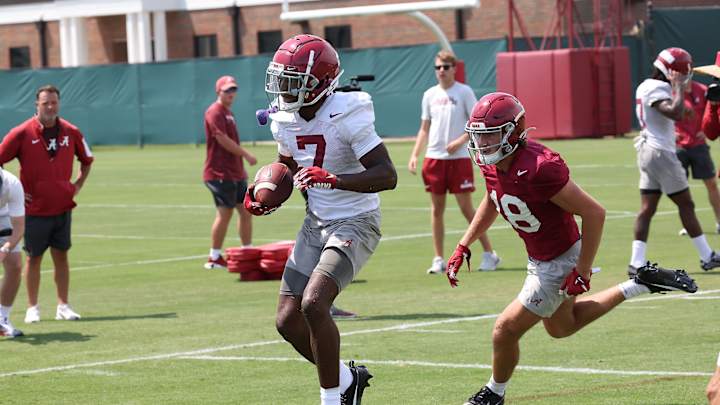 Alabama Offense Looking For Complete Receiver Room as Fall Camp Opens
