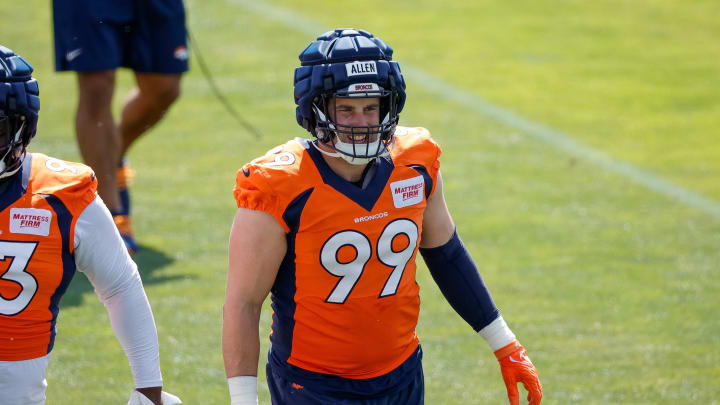 Payton Gives Guarded Review of Broncos DL Zach Allen's Camp Showing