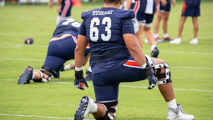Auburn holding 'open competition' at right tackle for Izavion Miller, Jaden Muskrat