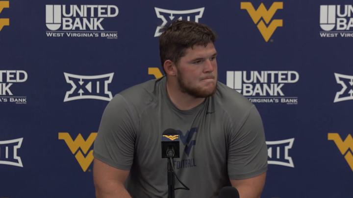 WATCH: Zach Frazier Fall Camp Day 3