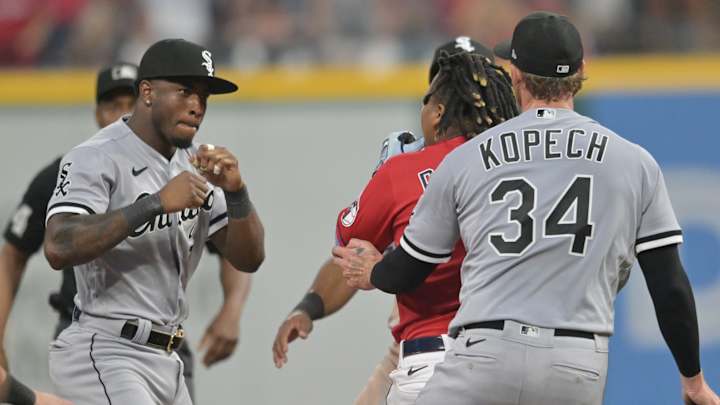 Chicago White Sox' Tim Anderson Gets Knocked Out By Right Hook From Cleveland Guardians' Jose Ramirez
