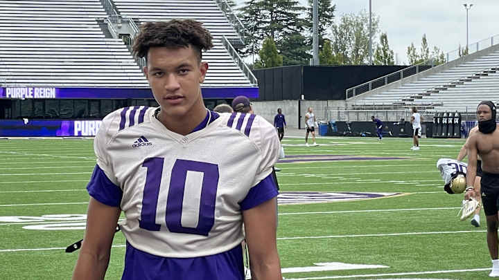 As Penix Rests Up, UW Coaches Get First Look at Mack — Who Was Impressive