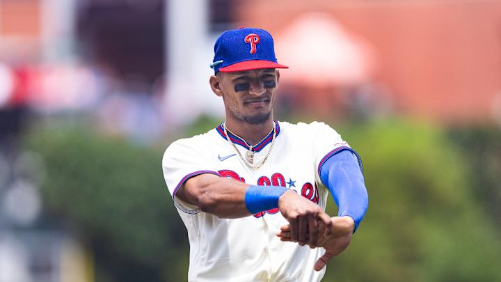 Phillies Reliever Jokes with Rojas Following Home Run Against Braves