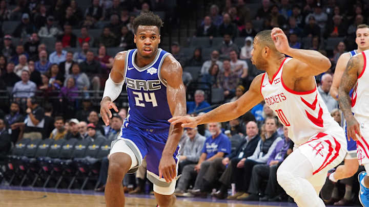 Indiana Pacers guard Buddy Hield scores 37 points for the Bahamas in two games against the University of Kansas