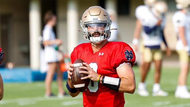 Sam Hartman Has Won The Notre Dame Locker Room