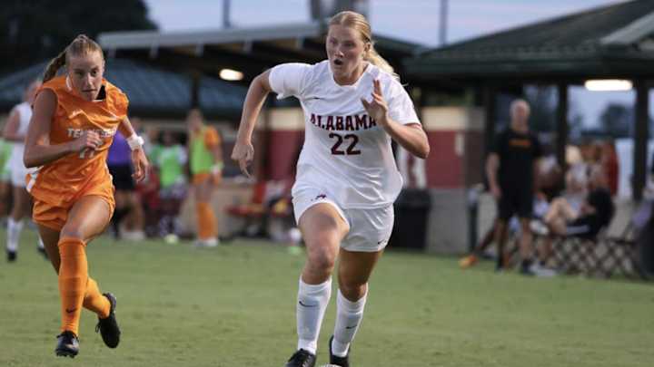 Alabama Soccer Draws with Tennessee in Preseason Exhibition