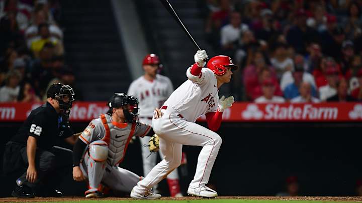 Los Angeles Angels' Shohei Ohtani Looking to Break Home Run Drought vs. San Francisco Giants