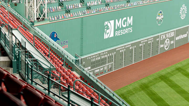 Line Drive Gets Stuck Inside Green Monster Light Bulb During Red Sox-Royals Game