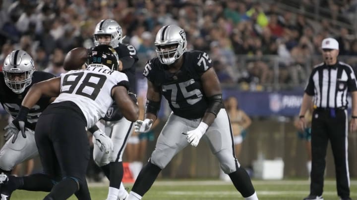 Raiders Brandon Parker on OL Coach Bricillio