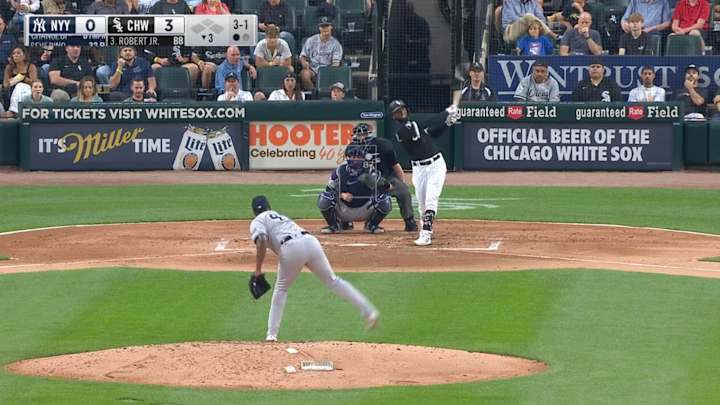 Luis Robert Jr. Hit a Ball Literally Out of the Stadium