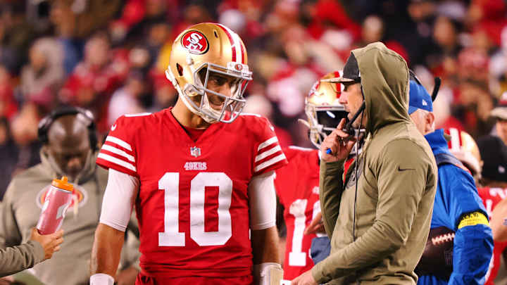 Kyle Shanahan Makes Outlandish Claim About Jimmy Garoppolo's 49ers Tenure