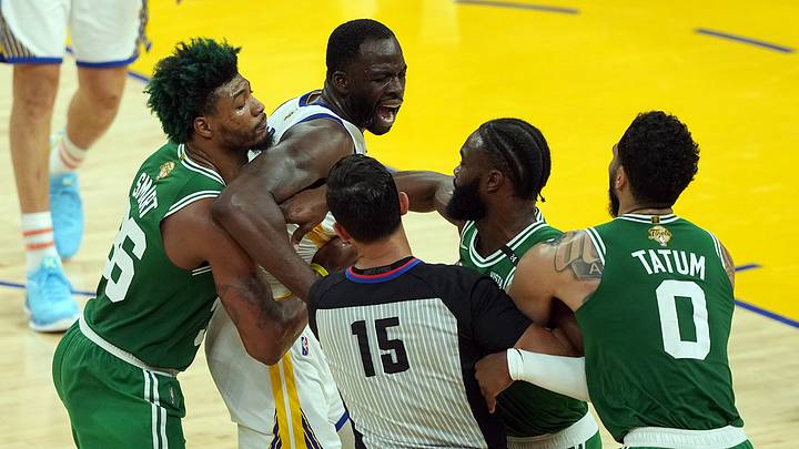 Jaylen Brown Says Draymond Green Tried to Pull His Pants Down During Game 2
