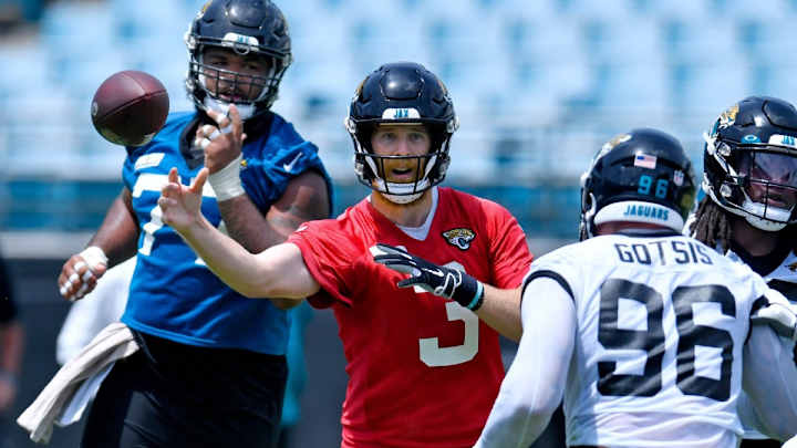 CJ Beathard Carted Off During Jaguars OTA Practice
