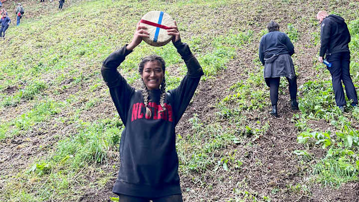 All Hail, the Women’s Cheese Roll Champion of the World!