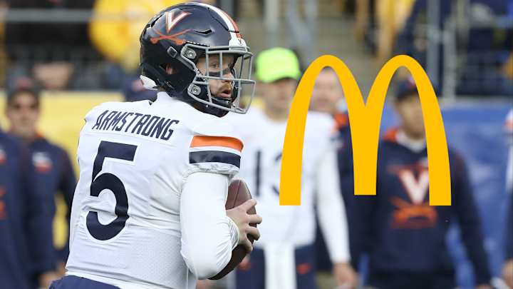 Brennan Armstrong Signs NIL Deal With McDonald's in Charlottesville
