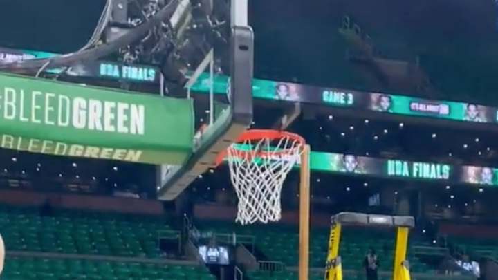 Celtics’ Hoop Ruled Too Tall After Complaints During Pregame Warmups