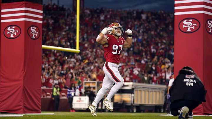 Nick Bosa is a Favorite to win 2022 Defensive Player of the Year Award