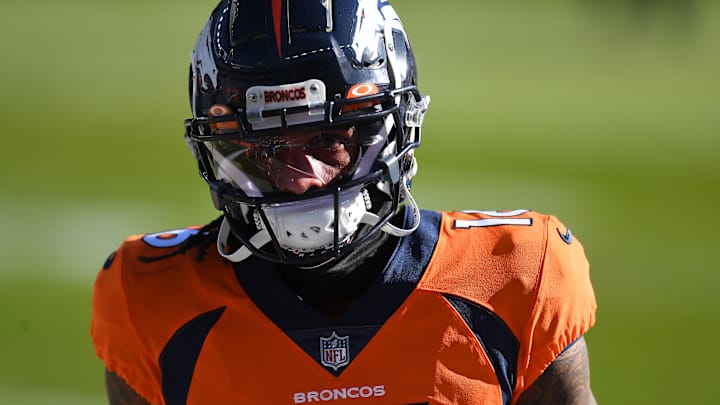Broncos WR Tyrie Cleveland Carted Off During Minicamp Practice