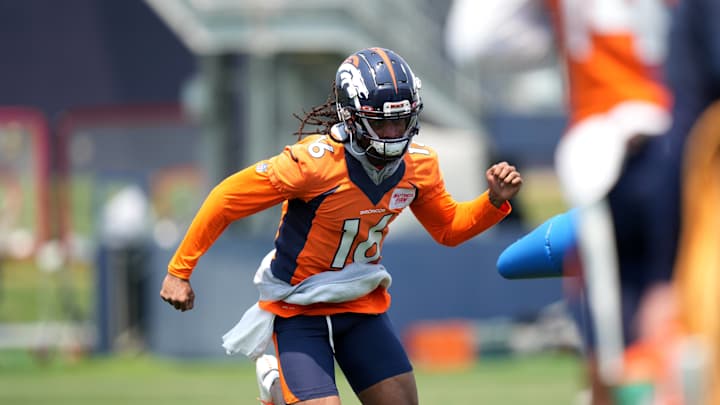 Broncos WR Tyrie Cleveland 'Okay' After Practice Cart-Off, MRI