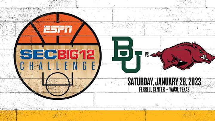 Baylor Men's Basketball Set to Host Arkansas in 2023 SEC/Big 12 Challenge