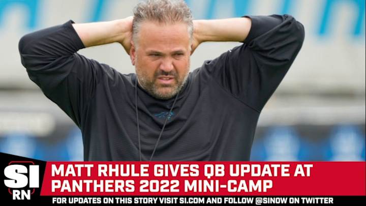 Matt Rhule Discusses Where the Panthers Stand at QB