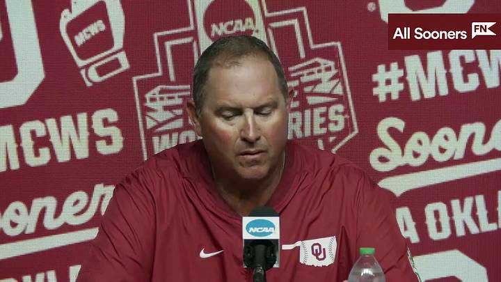 WATCH: Oklahoma CWS Postgame Press Conference vs. Texas A&M