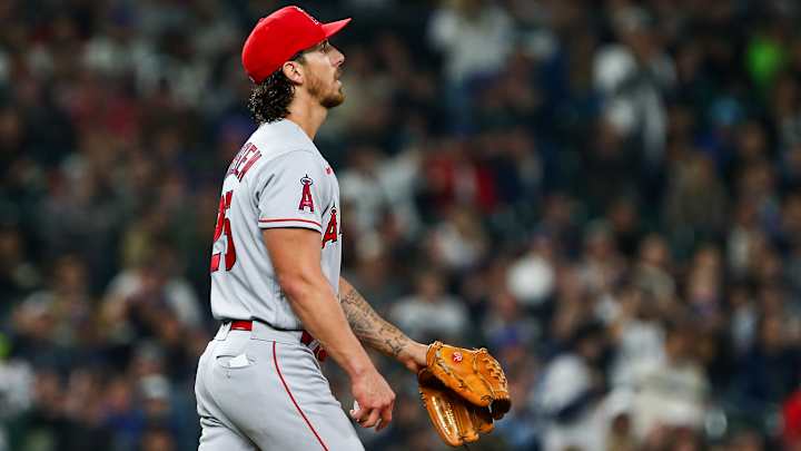 Angels’ Lorenzen Rips Current Baseballs After Hitting Justin Upton in Head