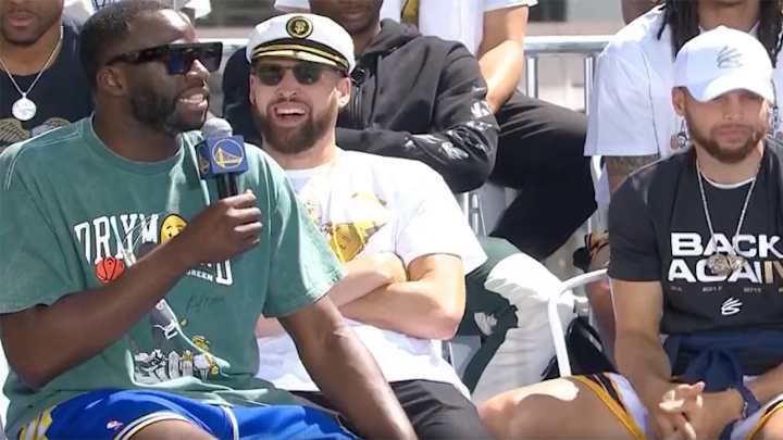 Draymond Green Has NSFW Message for Critics During Parade