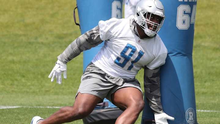 Onwuzurike Working Hard to Make Himself Lions Impact Player