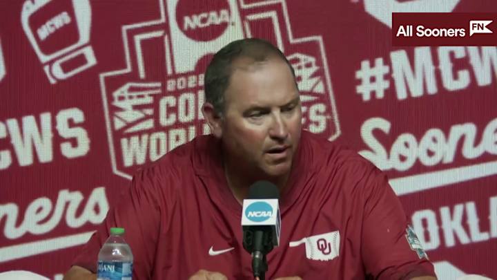 WATCH: Oklahoma CWS Postgame Press Conference vs. Texas A&M